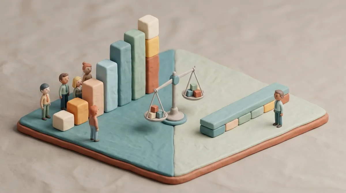 Illustration comparing per-employee pricing that scales up against flat-rate pricing that stays fixed