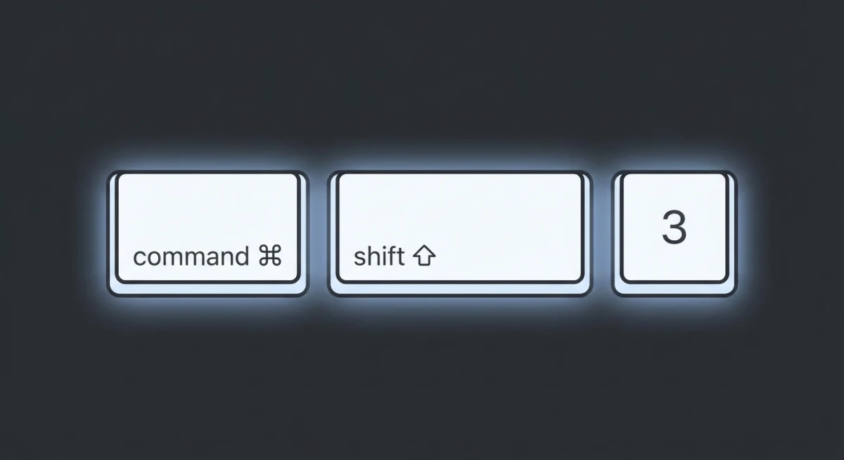 Tastenkürzel-Tasten für Mac-Screenshots