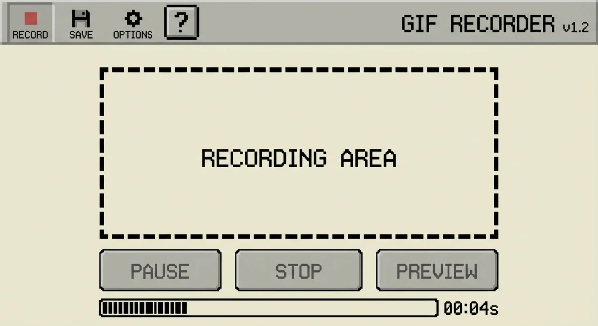 LiceCap basic interface with minimal controls