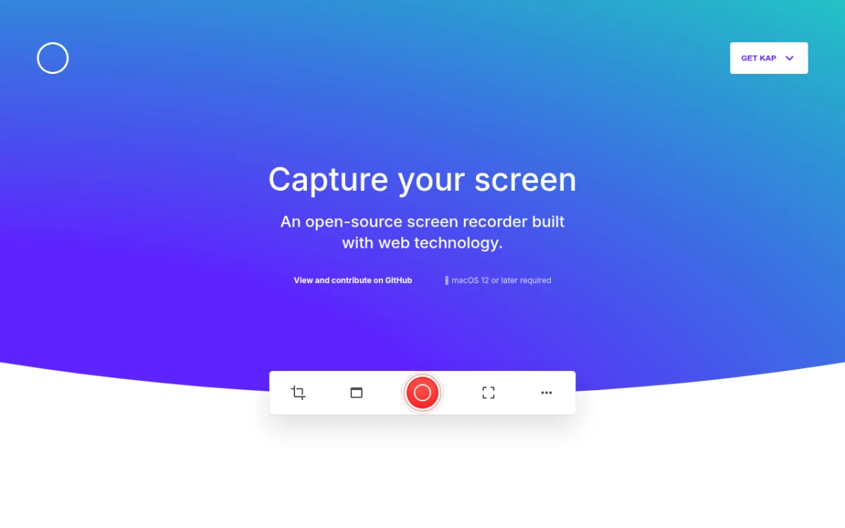 Kap is a free open-source Mac screen recorder for GIFs and short videos