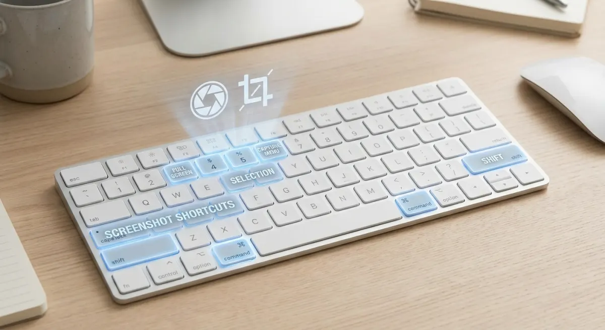 Mac keyboard shortcuts for screenshots