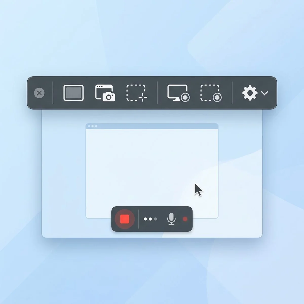 How to screen record on MacBook using the Screenshot toolbar options