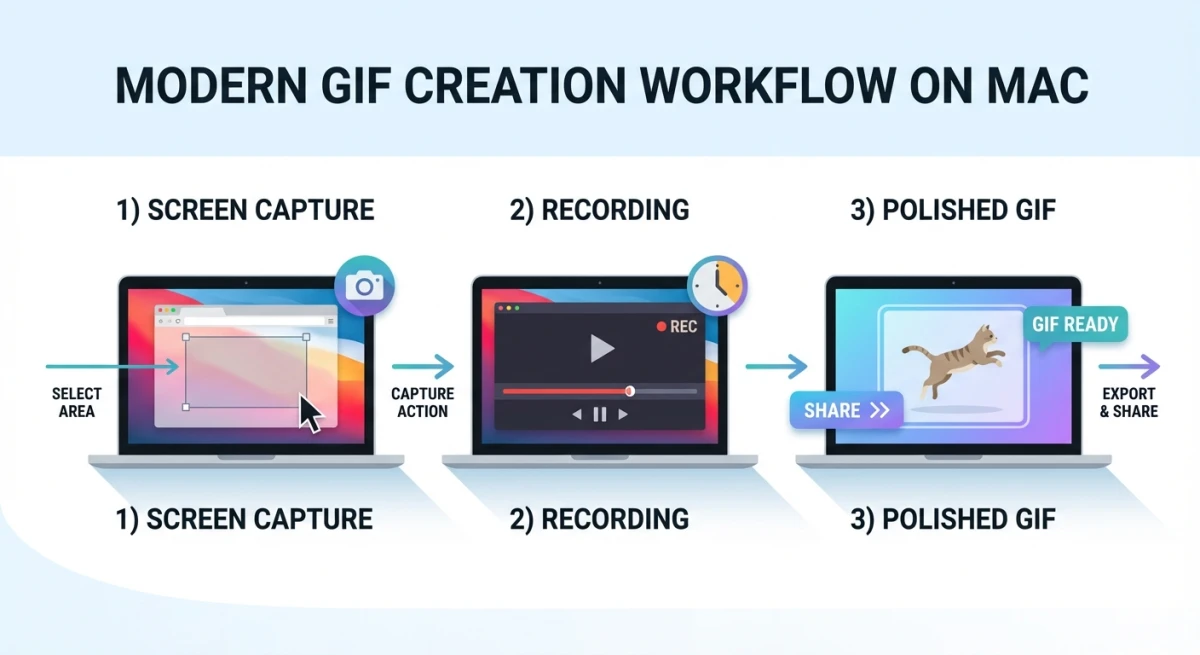 Modern GIF creation workflow on Mac