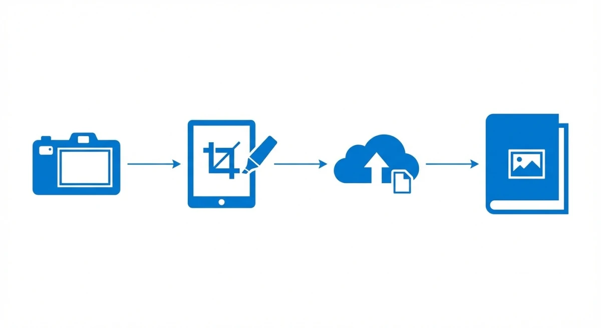 Screenshot workflow from capture to publication