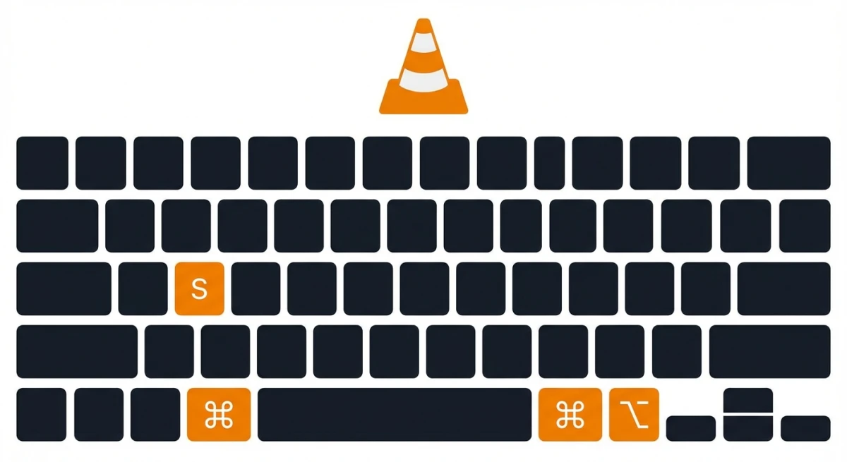 Mac-Tastenkürzel für VLC-Screenshot