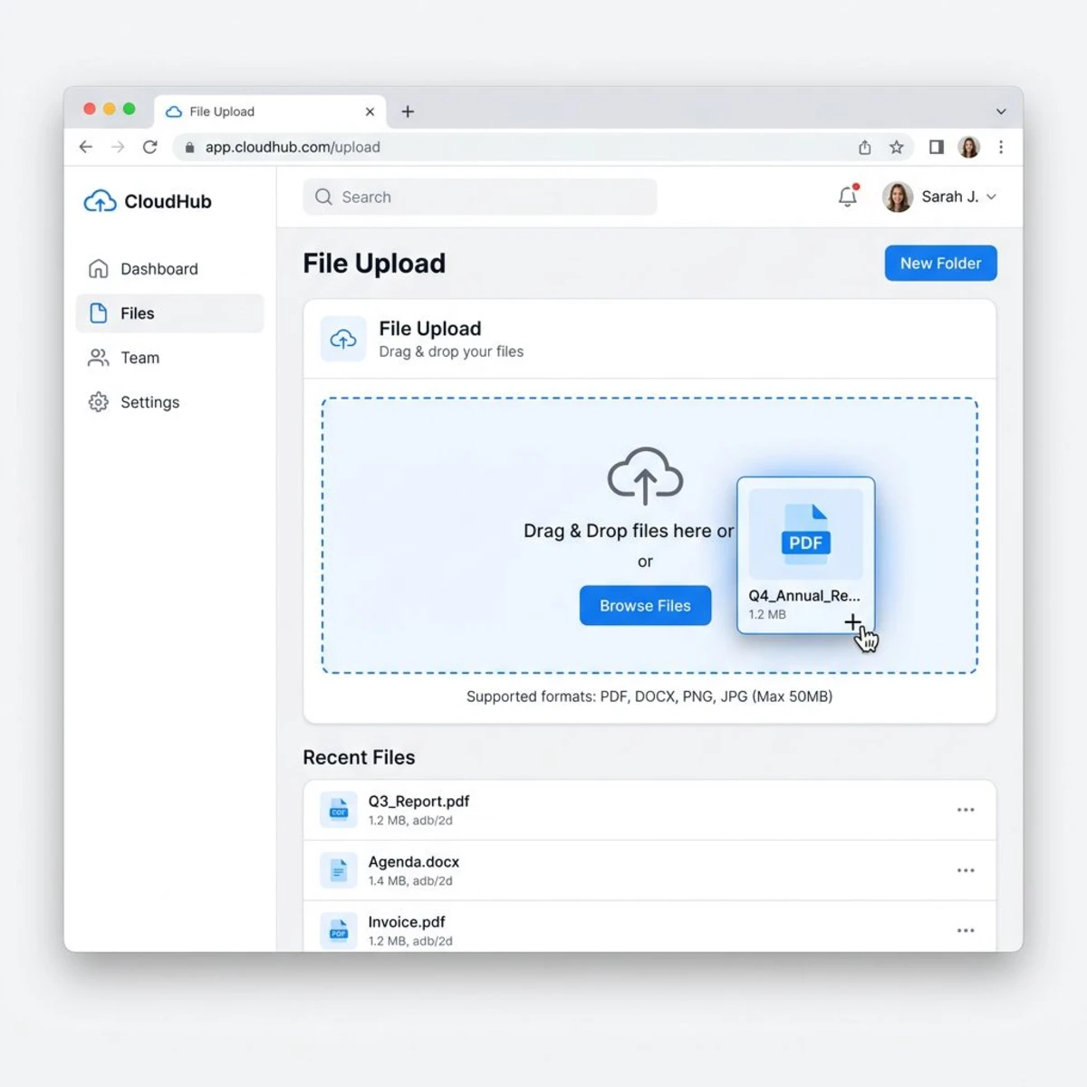 Drag and drop your PDF to convert it to PNG images