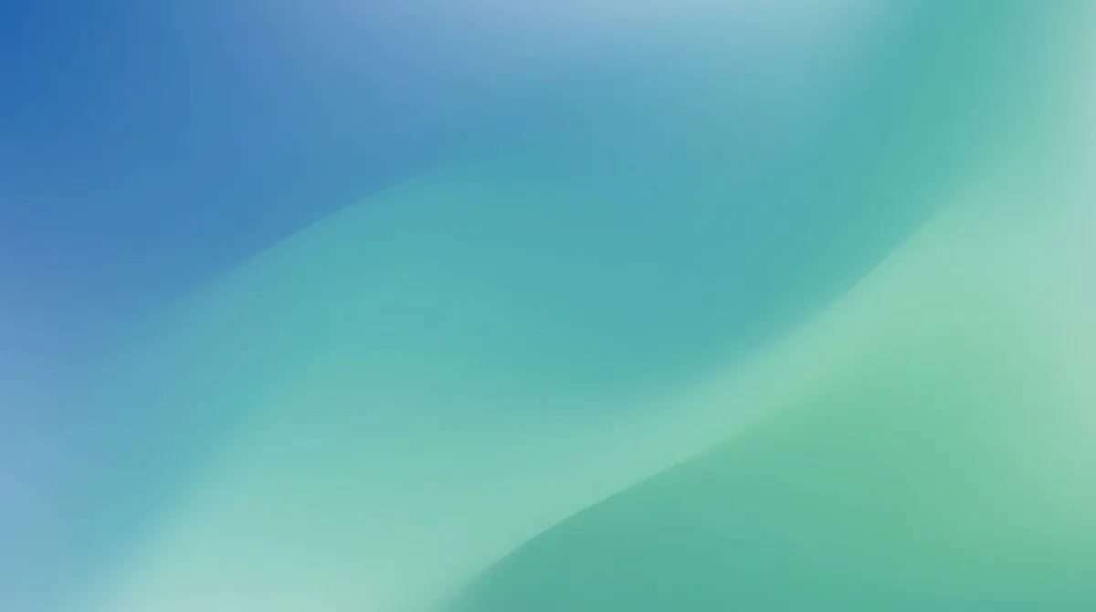 Smooth analogous gradient sweeping from blue through teal to green