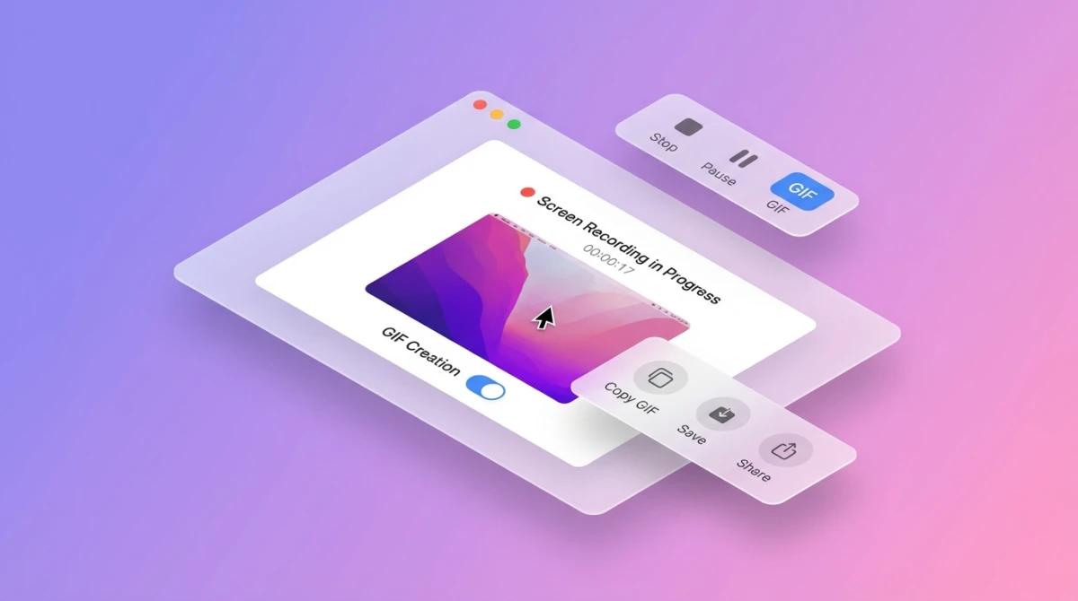CleanShot X screen recording and GIF features