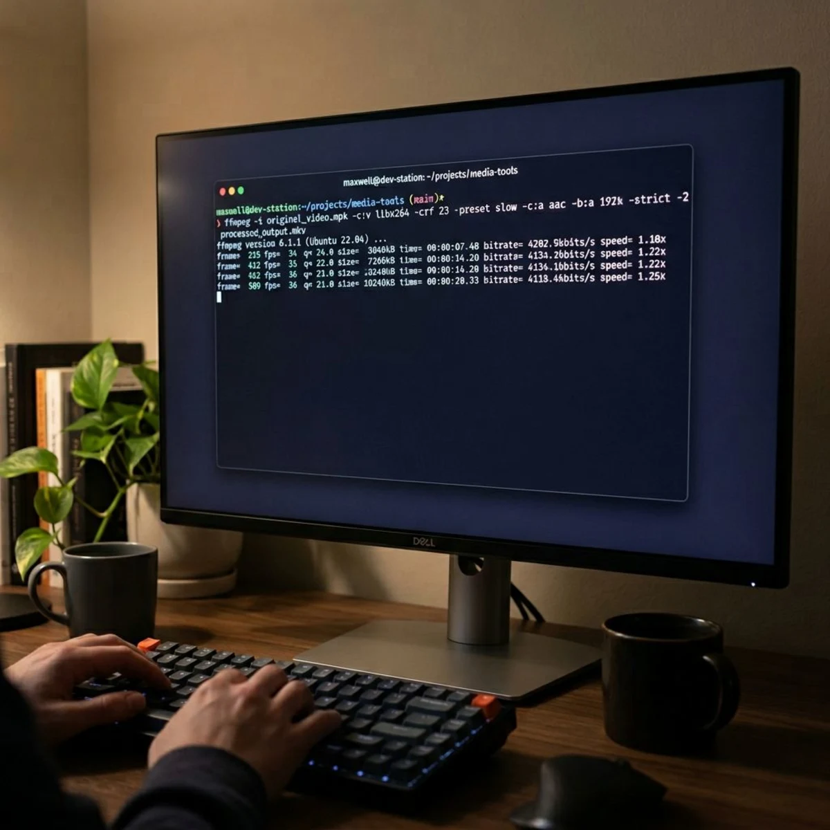 Terminal command for WebP conversion