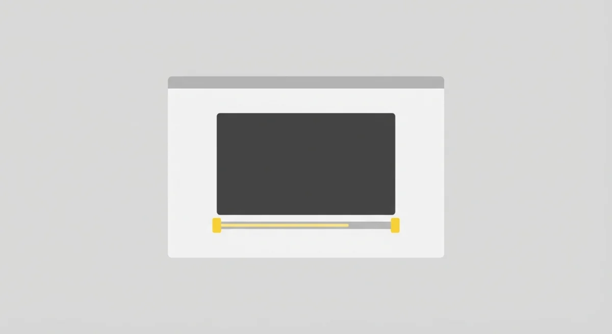 QuickTime Player trim interface