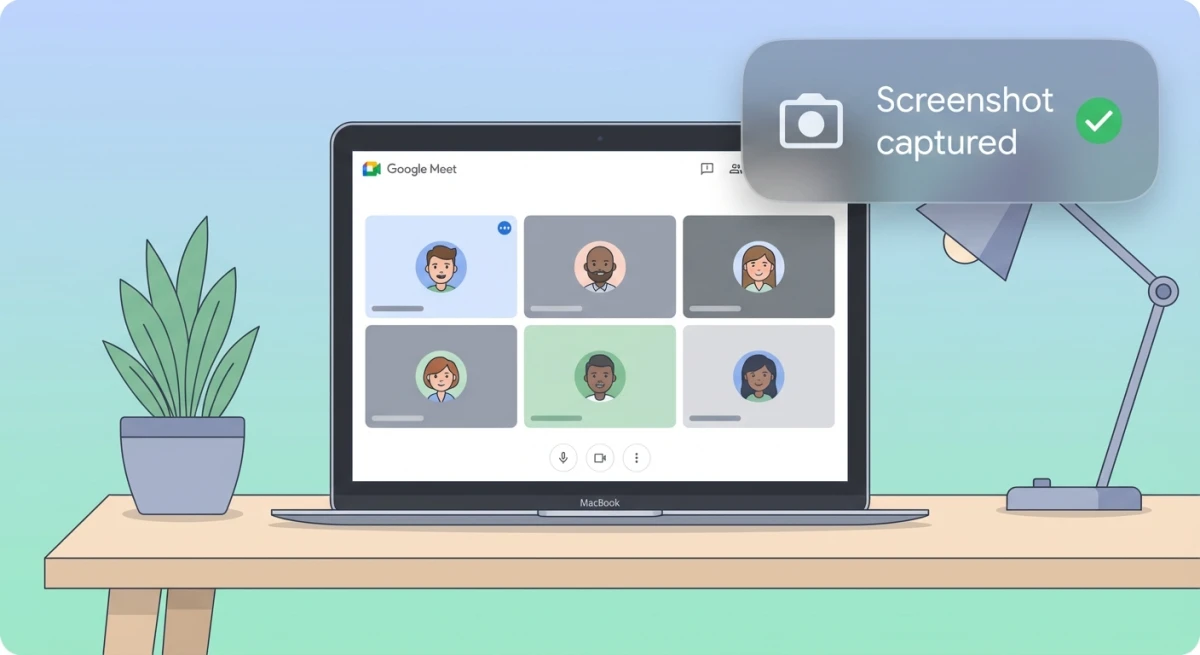 How to Screenshot Google Meet on Mac (4 Methods) | 2026