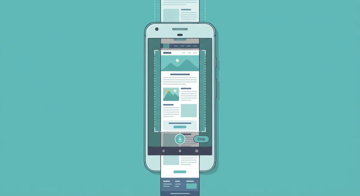 Android scrolling screenshot capture