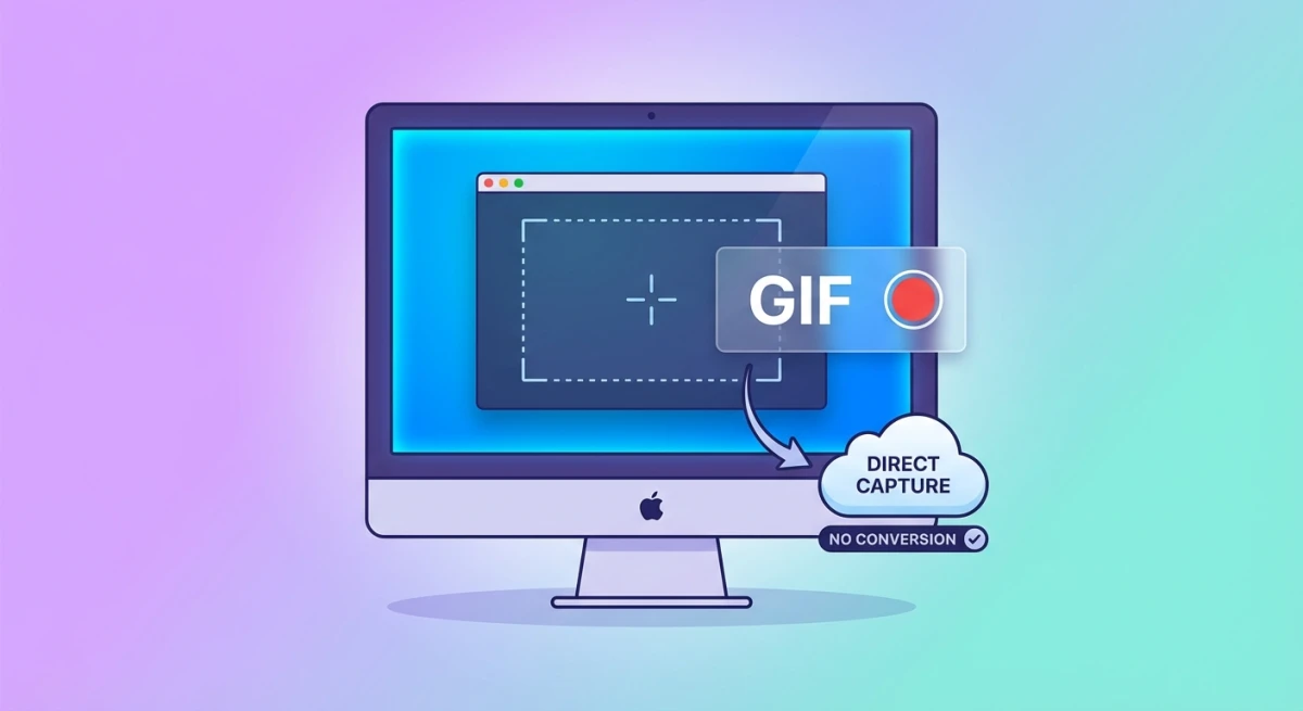 Direct GIF recording on Mac without conversion