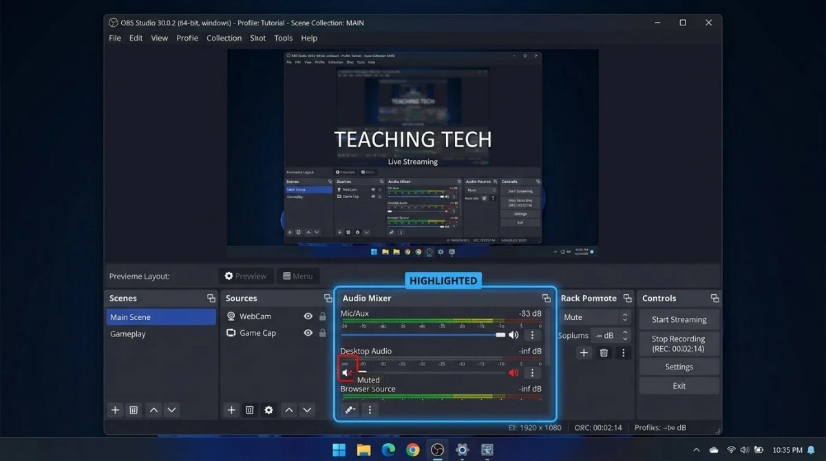 OBS nimmt unter Windows kein Audio auf: 7 Lösungen