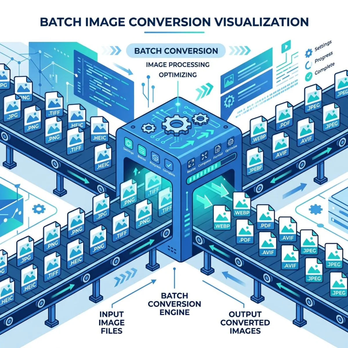 Batch conversion illustration