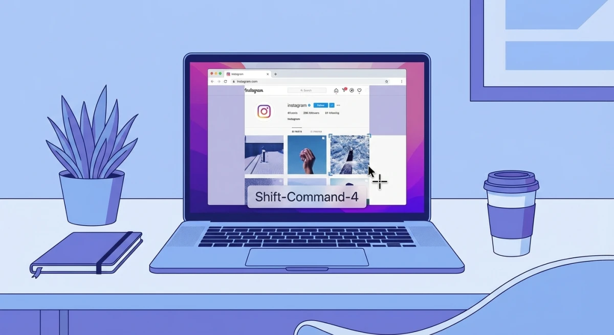 Aufnehmen von Instagram-Inhalten auf dem Mac-Desktop