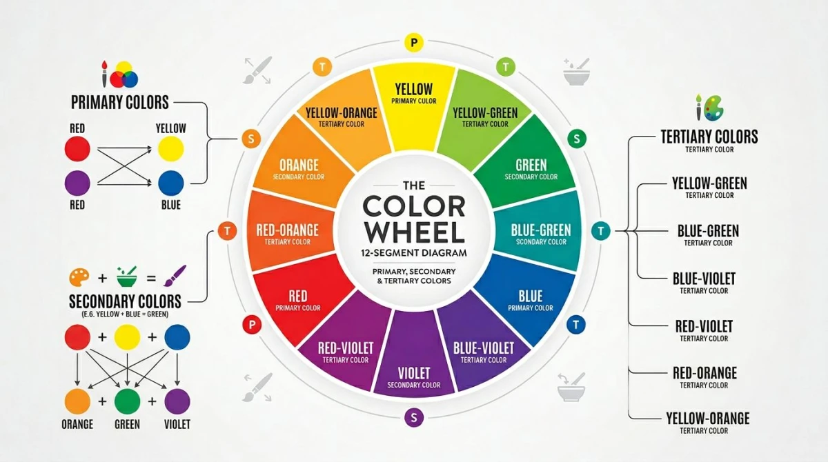 Color Theory for Designers (2026 Guide & Cheat Sheet)