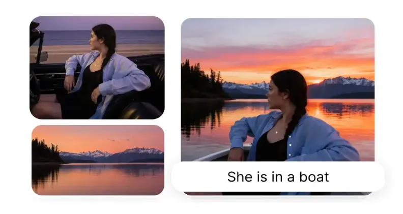 Ich habe aus drei verschiedenen Fotos eines gemacht