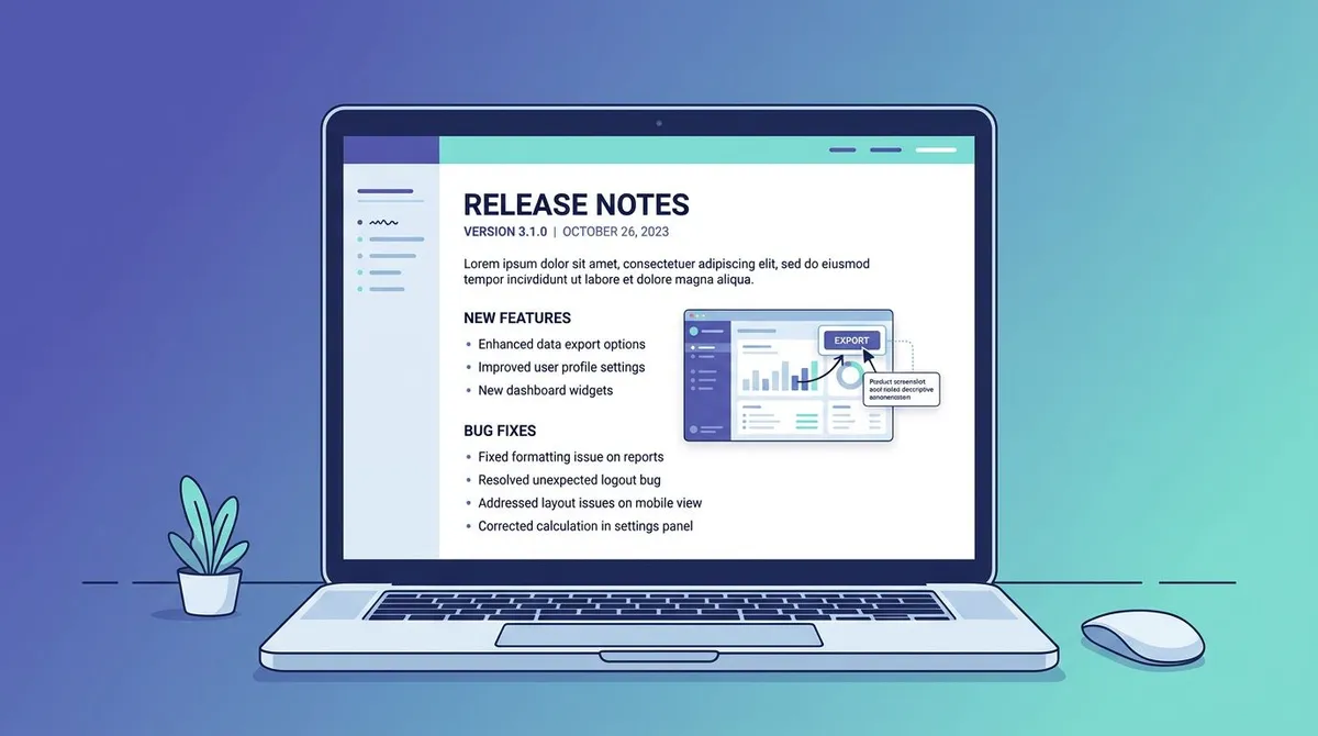 Release Notes Vorlage: Format und Beispiele 2026