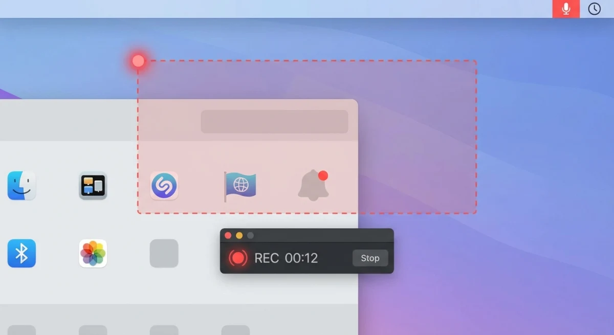 GIF recording interface on Mac