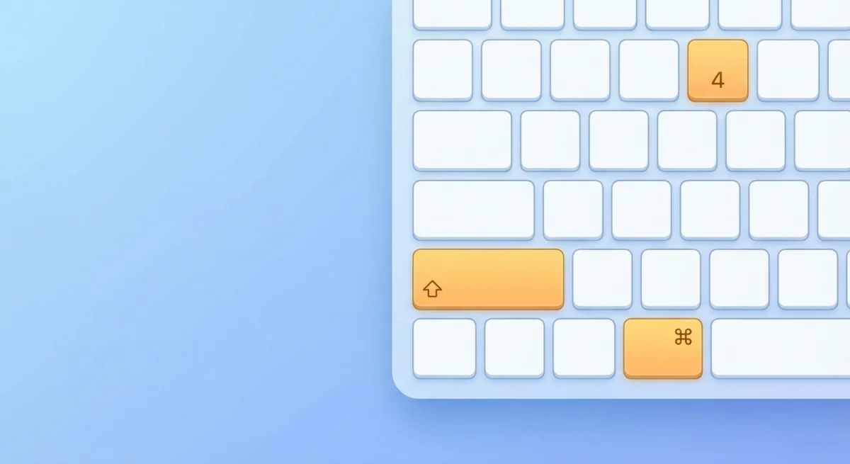 Mac keyboard shortcut for screenshots