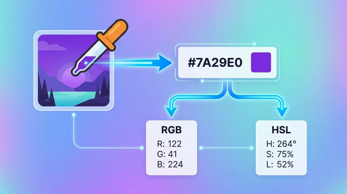 Color conversion workflow diagram