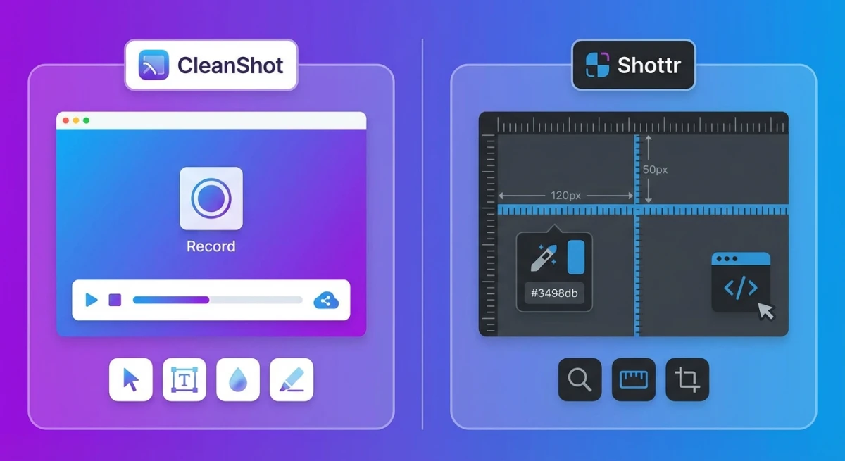 CleanShot X vs Shottr: Honest Comparison for Mac (2026)