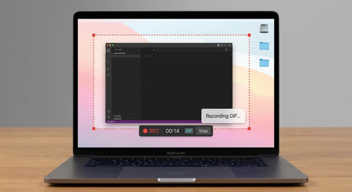 Recording screen as GIF on Mac