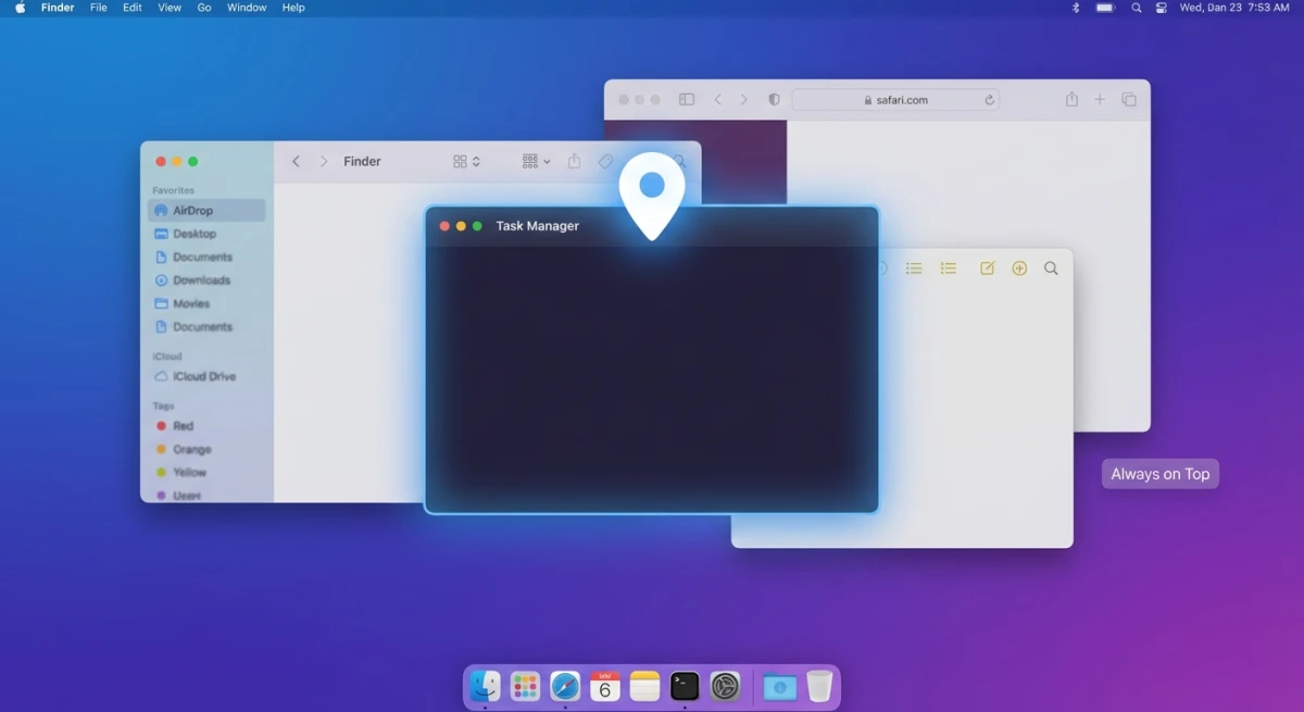 Immer im Vordergrund auf dem Mac: Fenster schwebend halten in 2026 (6 Methoden)