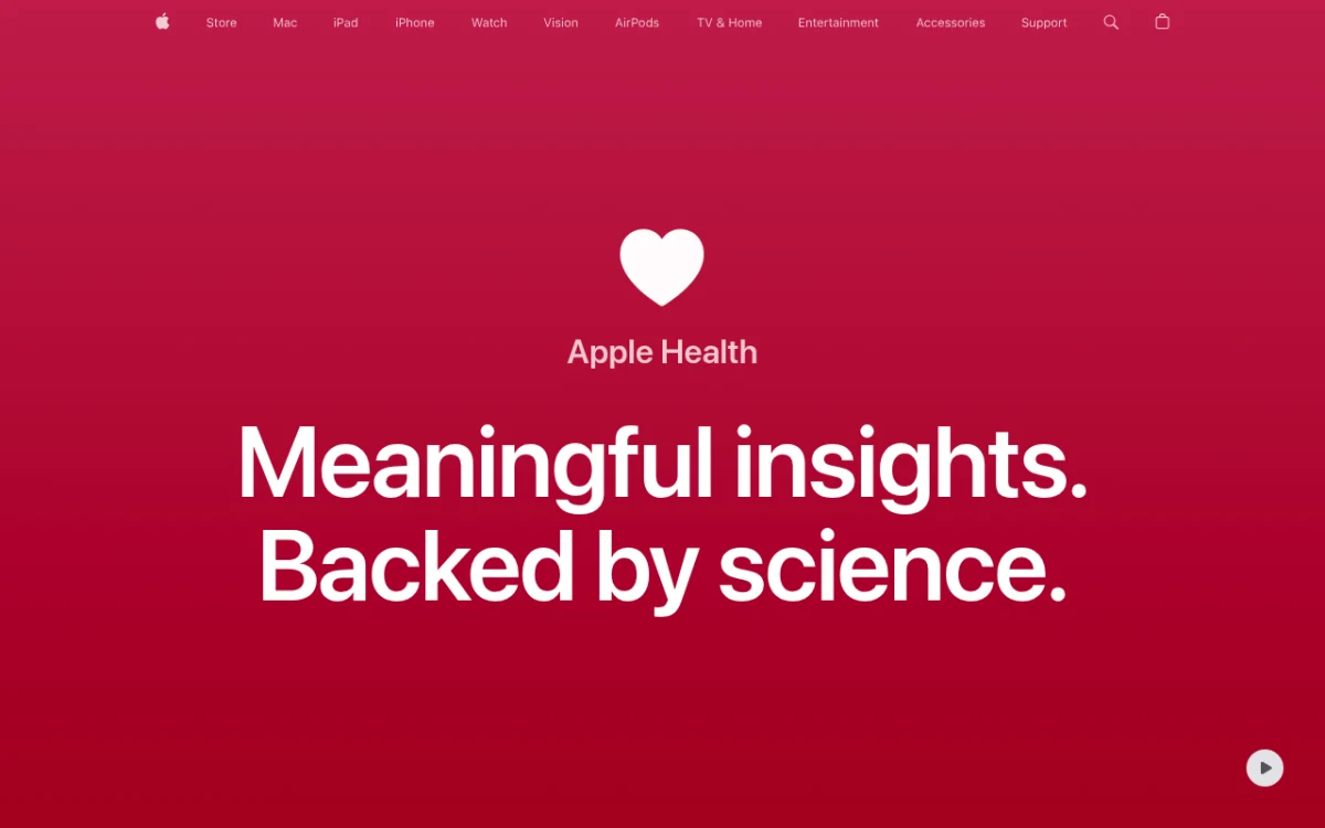 Apple Health State of Mind feature page showing native iOS mood logging on iPhone