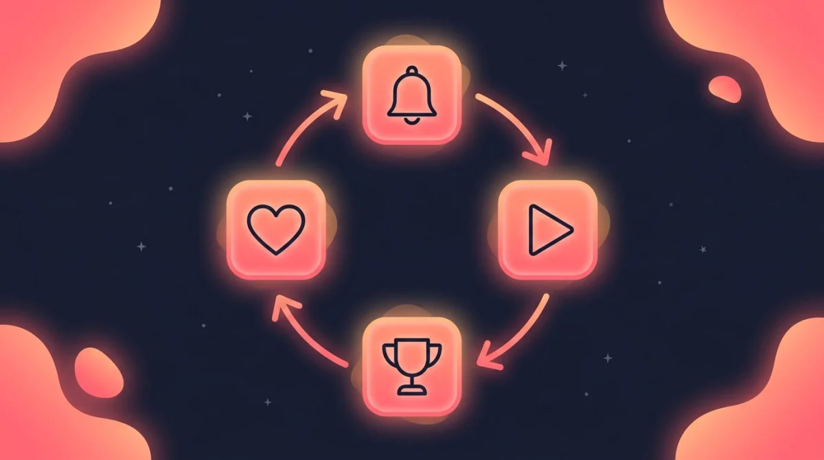 The four laws of behavior change shown as cue craving response reward stages