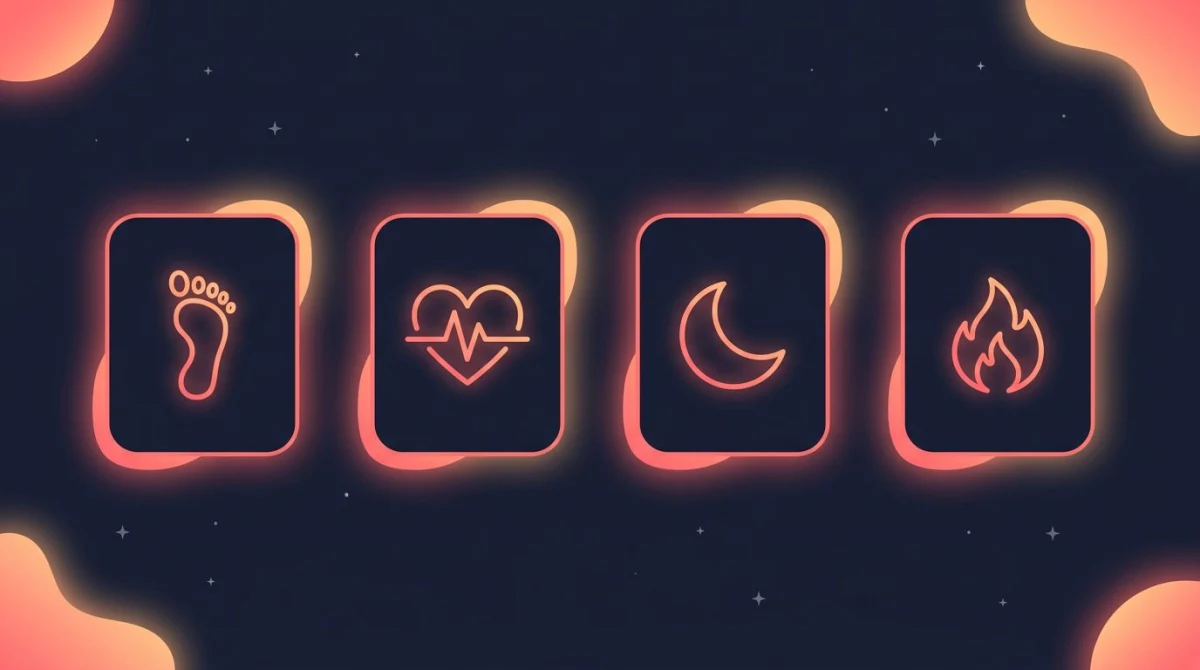Fitness metrics beyond step counting: heart rate, sleep, and calories