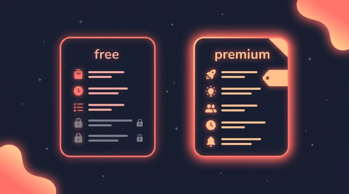 TickTick free vs Premium pricing tiers compared