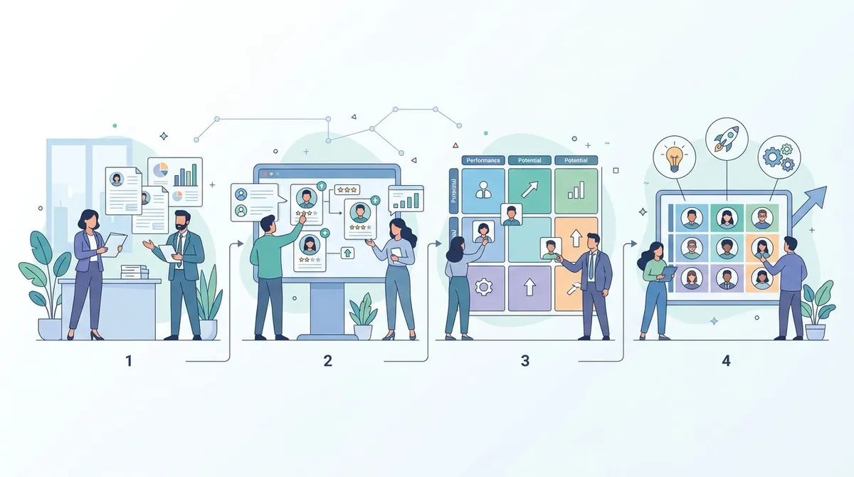 9-box grid implementation process