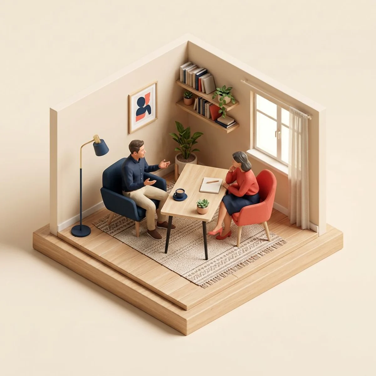 One-on-one meeting between manager and team member