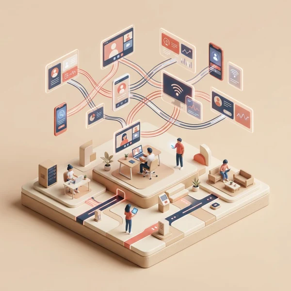 Remote work policy customization with modular building blocks