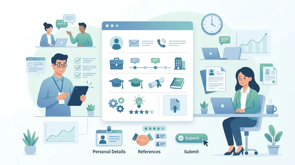 Essential elements for job application forms