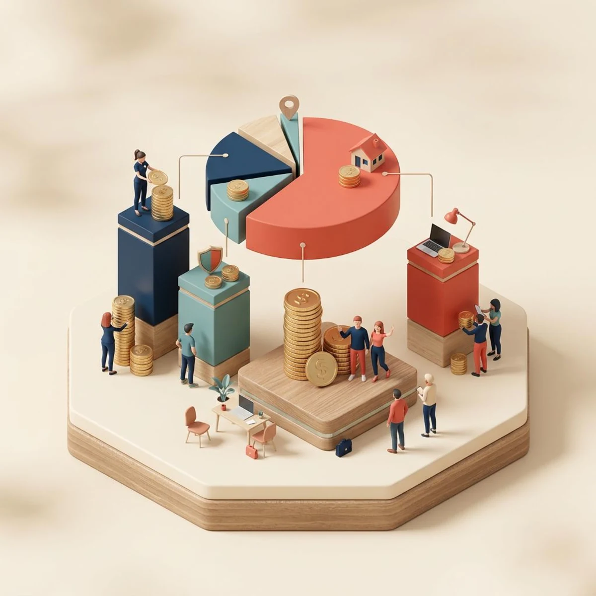 Employee cost breakdown categories