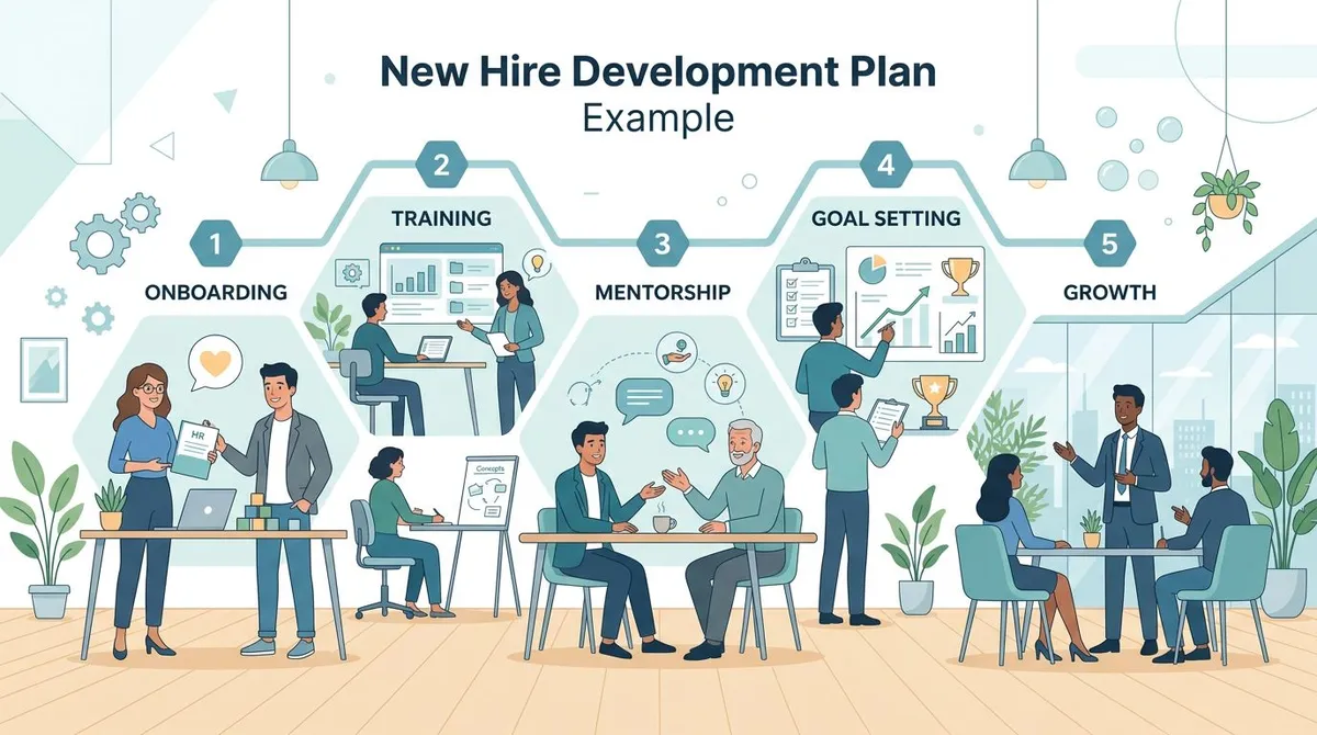 New hire development plan example