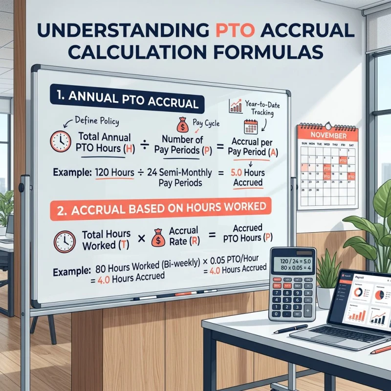PTO calculation formulas and methods