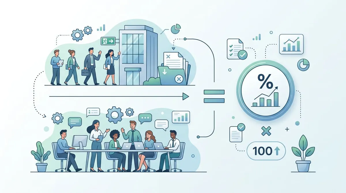 Employee turnover calculation formula