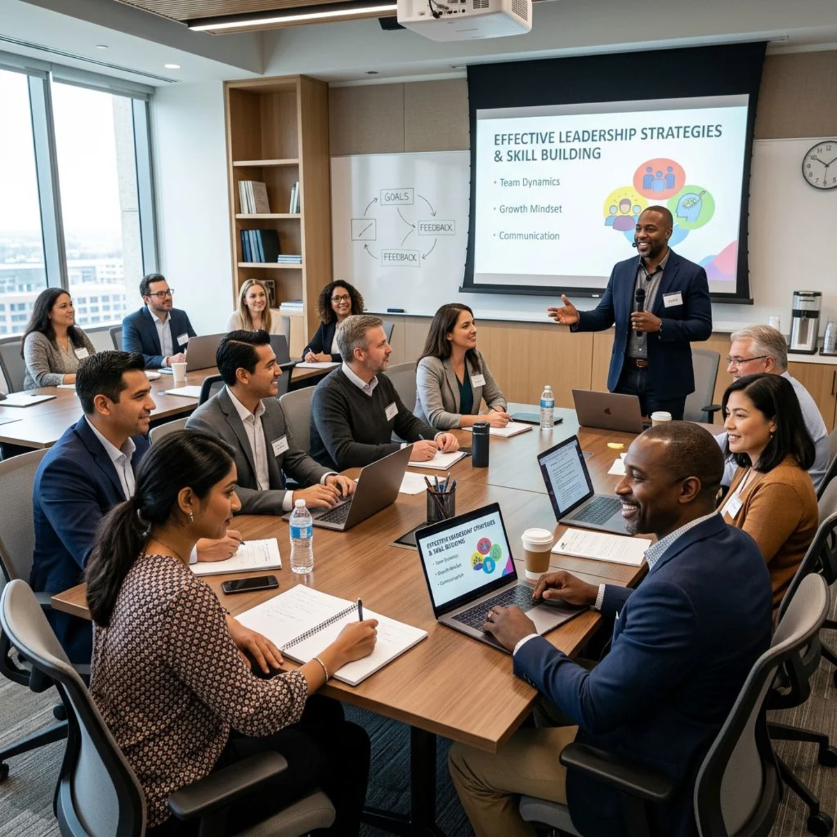 Employee training session for performance improvement
