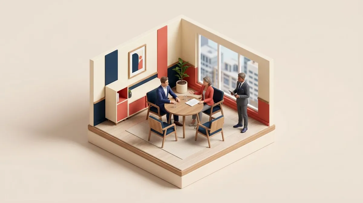 Private meeting to deliver a reprimand with a witness present